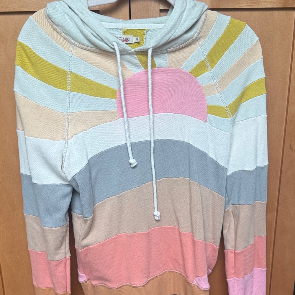 Faherty Multicolor Striped Hoodie